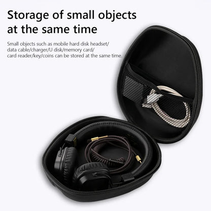 NEW Hard EVA Headphone Carrying Case with Hook – Compatible with SONY WH-1000XM4 & Audio-Technica ATH-M50X
