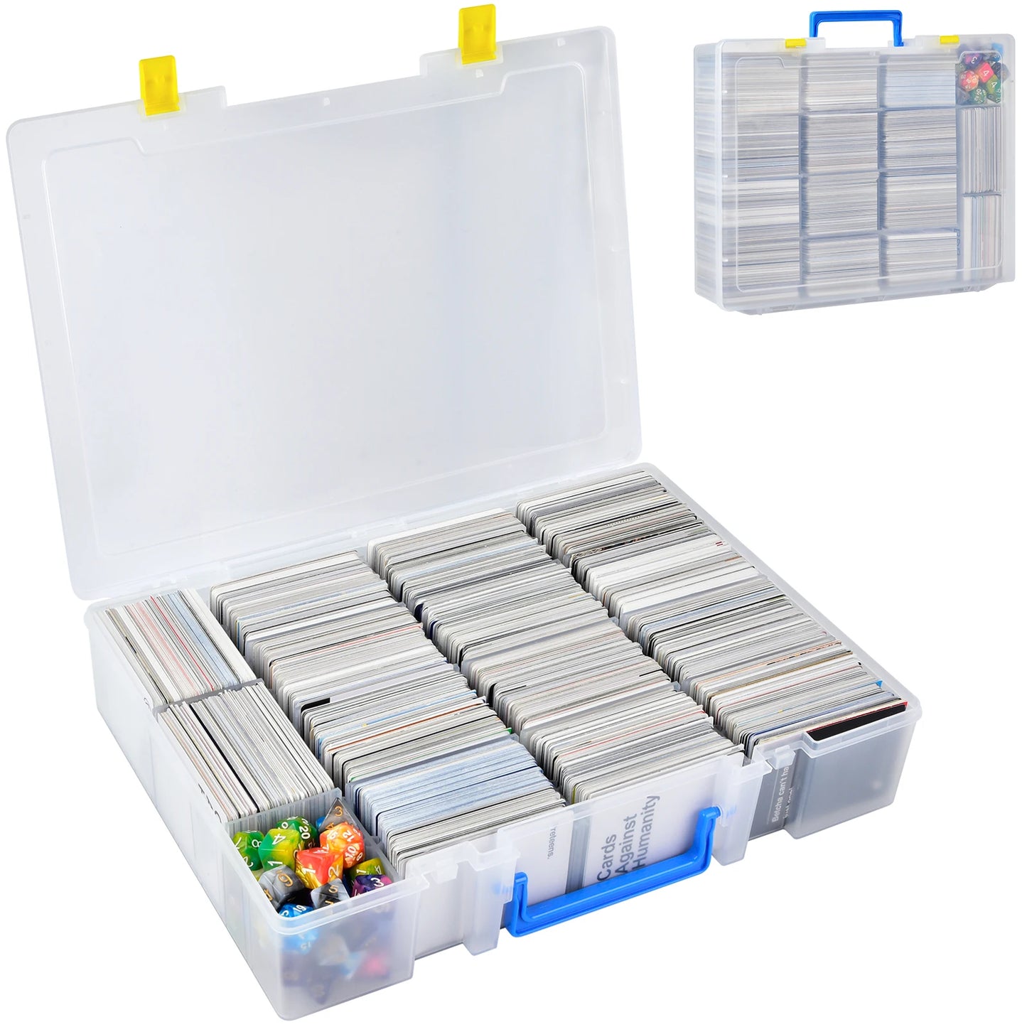 2300+ Trading Card Storage Box – Playing Card Case Organizer for PM TCG, Yu-Gi-Oh, CAH & Phase 10