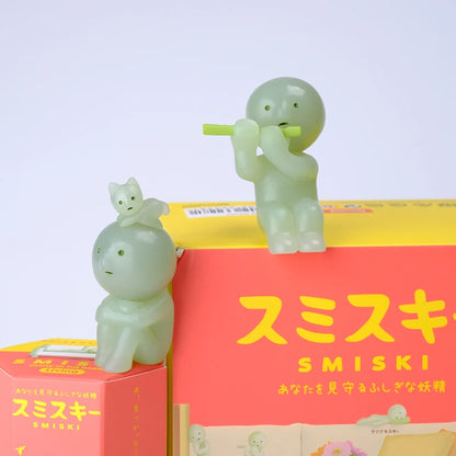 Smiski Living Room Series Luminous Blind Box – Mini Glow-in-the-Dark Doll Ornament for Home Décor & Surprise Gift