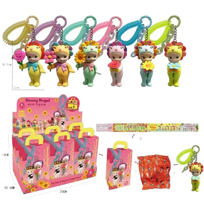 Candy House Keychain Blind Box – Cute Handmade Doll Bag Pendant for Girls