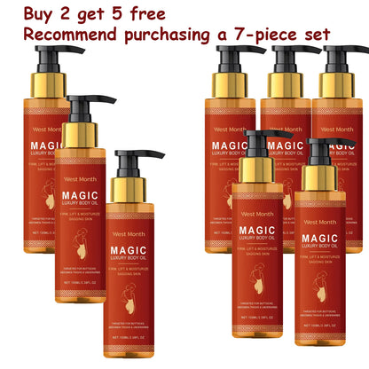 West Montr Body Tightening Oil - Daily Moisturizing Skin Care Formula for Nourishing, Softening & Hydrating Skin