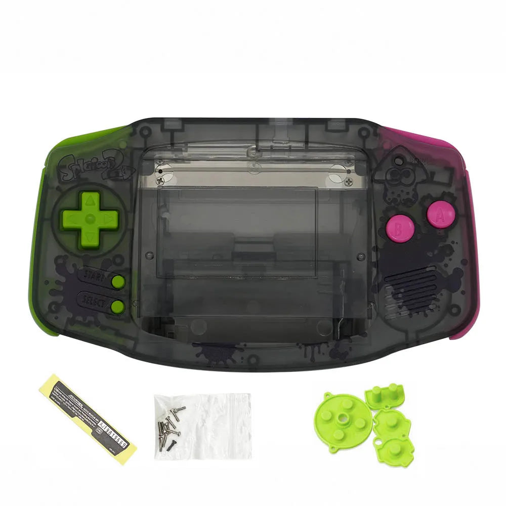 AGB IPS MAX Housing Shell Kit - Replacement Case with Buttons & Rubber Pads for 3.2-Inch GBA IPS MAX LCD