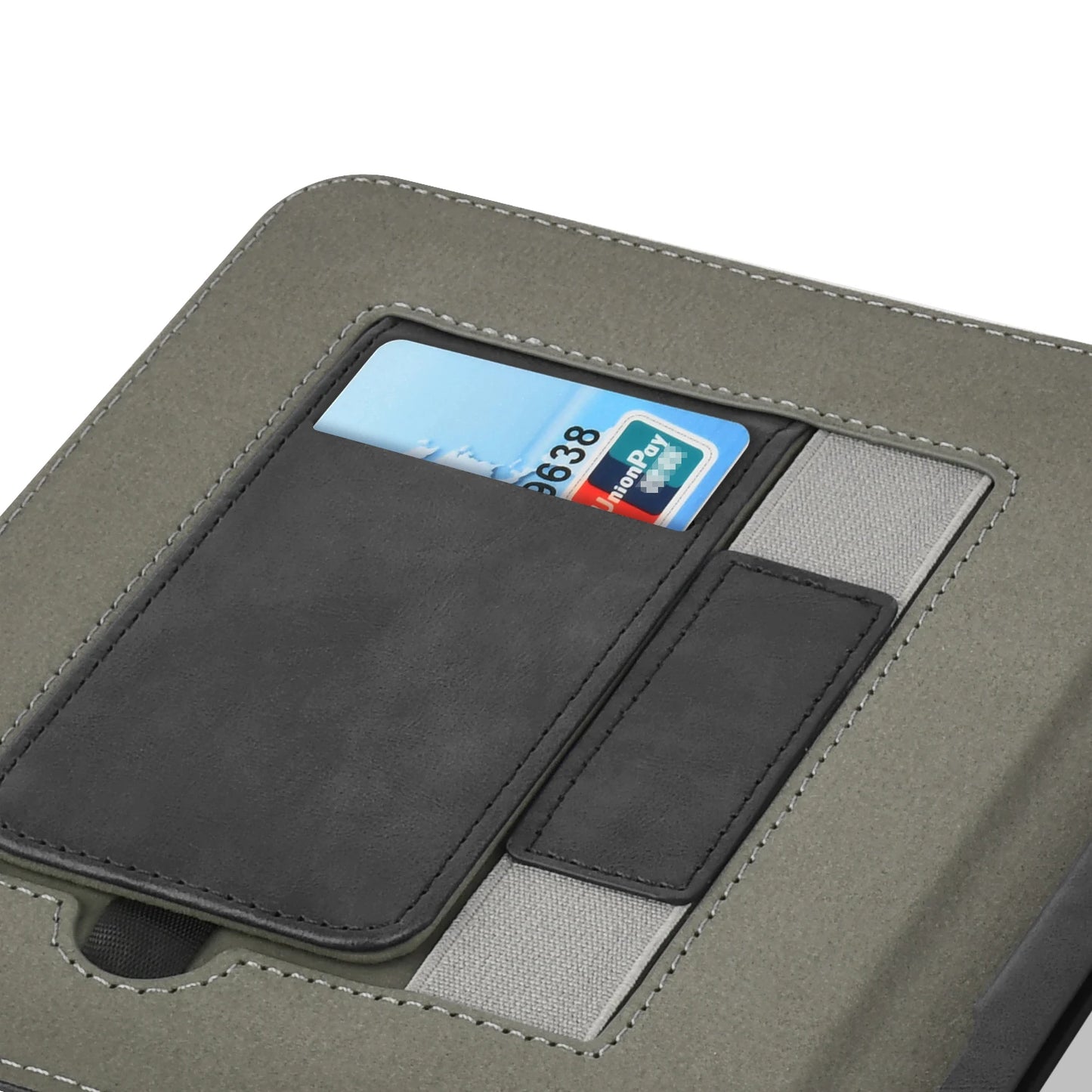 KOBO Libra 7" Leather Case – Hand Strap, Stand & Card Slot Cover for Libra Colour, Libra 2, Libra H2O (N428/N418/N873)