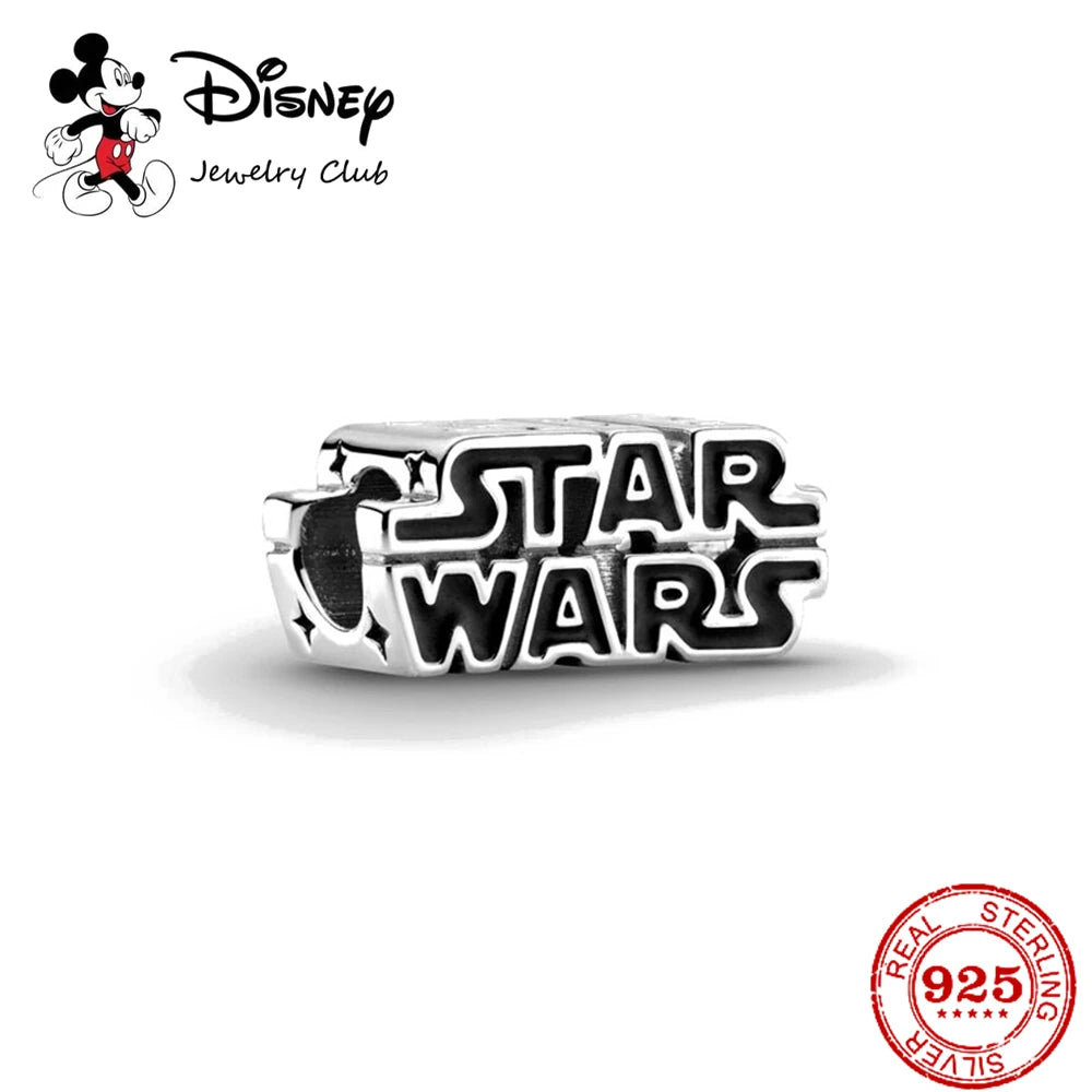 New 925 Sterling Silver Mickey Minnie Vinnie Charm – Beaded Fit for Original Pendant Bracelet, DIY Ladies Jewelry
