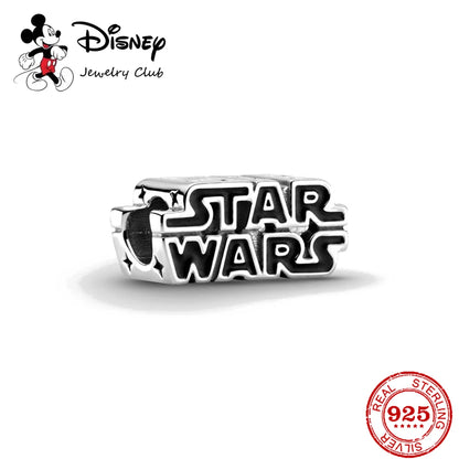 New 925 Sterling Silver Mickey Minnie Vinnie Charm – Beaded Fit for Original Pendant Bracelet, DIY Ladies Jewelry