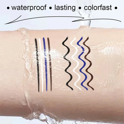 DUNUF 4-Pack Waterproof Eyeliner Pencils – Soft, Sweat-Proof, Non-Smudging & Easy-to-Use for Beginners