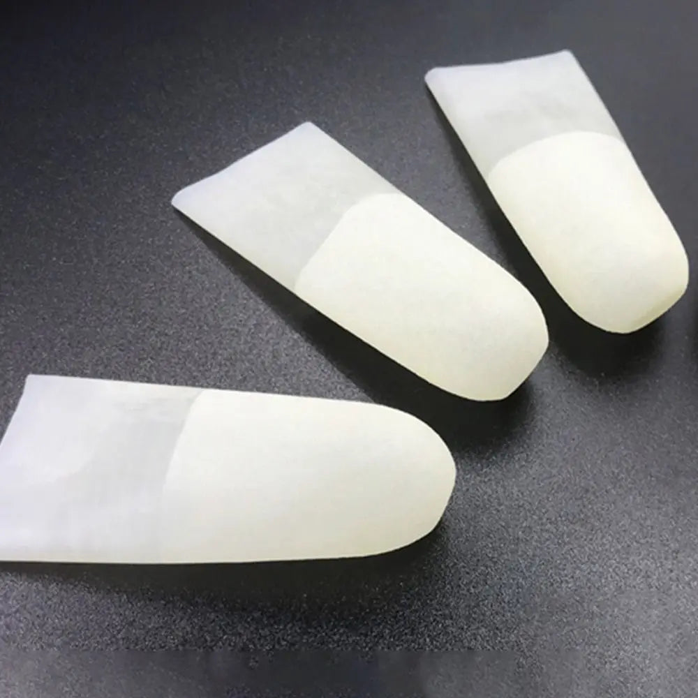 100Pcs Transparent Finger Covers - Disposable Anti-Static Non-Slip Latex Fingertip Protectors for Dust-Free Workplace Use