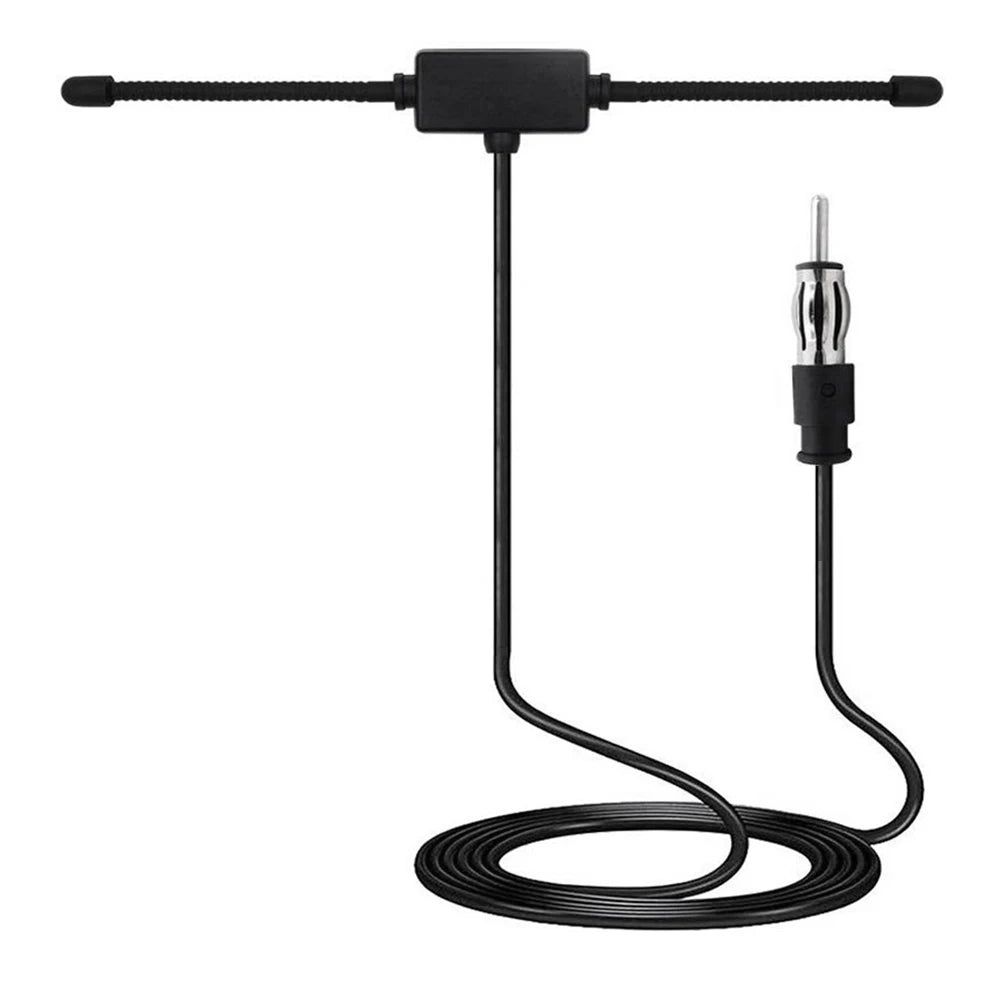 Universal Car Windshield AM/FM Radio Antenna – Signal Amplifier Booster, 12V Hidden Truck Antenna for Stereo