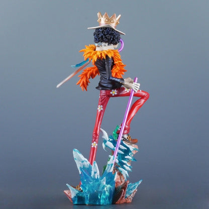 33cm One Piece Brook Action Figure – PVC Anime Statue for Desktop Collection & Gifts