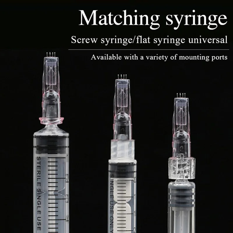 Medical Disposable 34G Powder Needle – Non-Painless Ultrafine Beauty Needle (1.2mm/1.5mm)