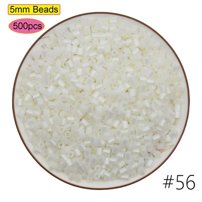 5mm Fuse Beads for Kids – Animal & Creative DIY Perler Hama Beads, Educational Pixel Puzzle, Iron Pegboard Mosaic Pattern Toy