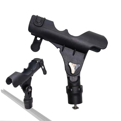 Fishing Rod Holder for Kayak – PVC Marine Boat Inflatable Dinghy Raft with Sliding Rail Accessory
