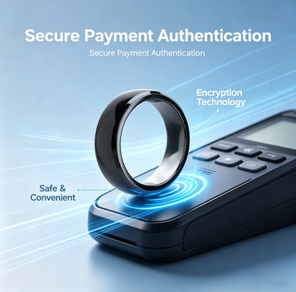 NFC Ceramic Smart Ring - Programmable NFC 216 Access Control Tag