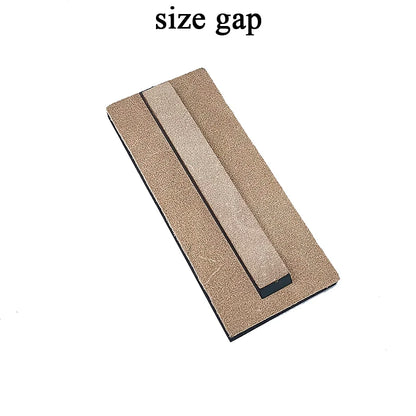 Thickened Non-Slip Diamond Knife Sharpener – 15° Kitchen Whetstone & Leather Polishing System