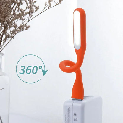 Mini USB LED Reading Lamp - Portable Book Light for Laptops, PCs, and Power Banks, Ideal for Camping