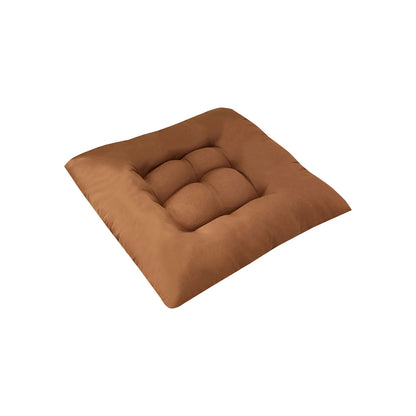 Solid Square Chair Cushion – Soft Cotton Upholstery for Office, Home, Car, and Garden Sun Lounge Seat