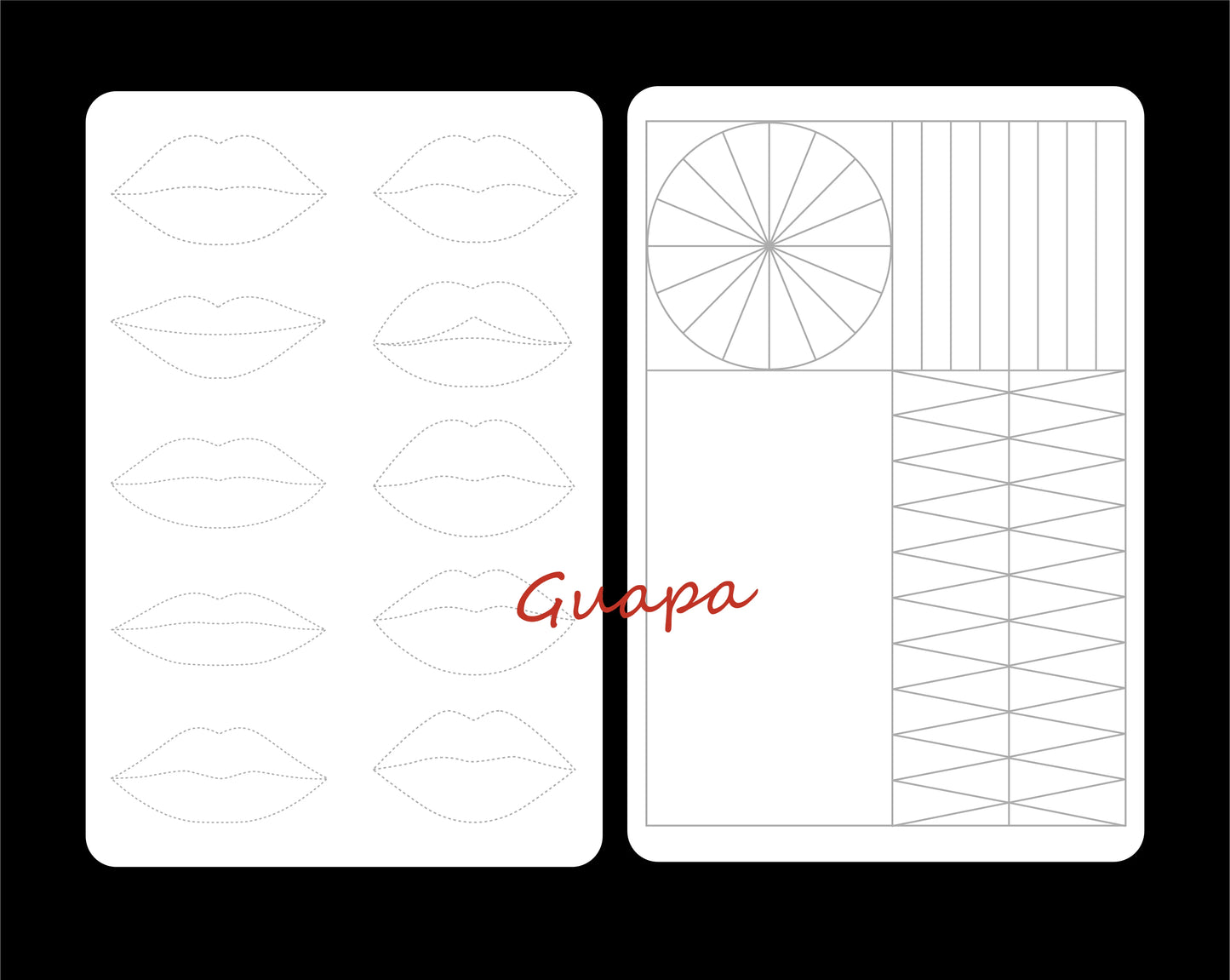 Microblading Practice Skin Sheets — Eyebrow Segment Tip Joint Texture for Semi-Permanent Makeup Training