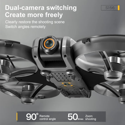 S156 GPS Foldable Drone – 8K Dual Camera, 5G WiFi, 360° Obstacle Avoidance, Brushless Motor FPV Quadcopter Toy