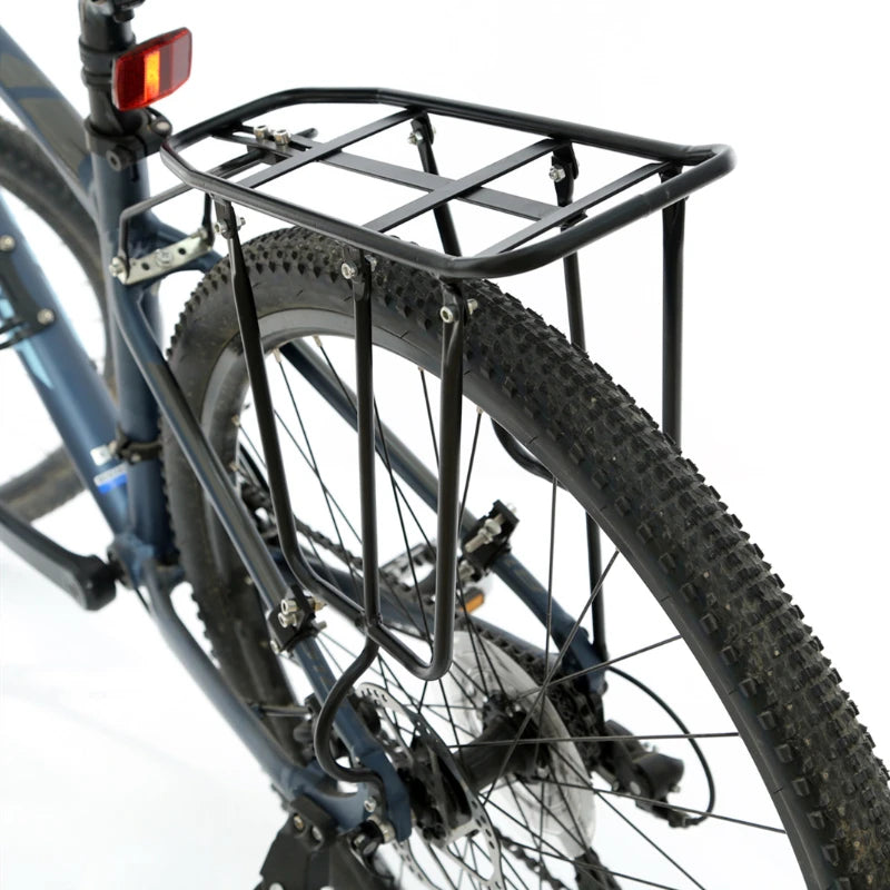 Mountain Bike Rear Seat Rack — Disc & V Brake Compatible Thickened Shelf, Bicycle Accessories Hanger