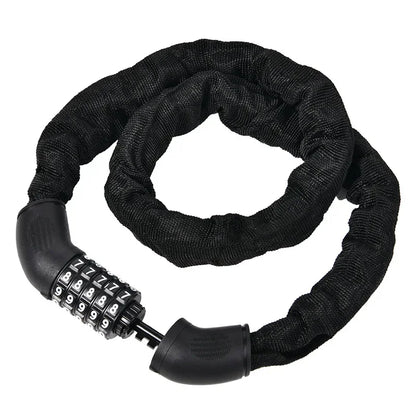 Motorcycle & Bicycle Chain Lock – Portable Electric Car Anti-Theft Lock for Mountain Bikes and Motorcycles