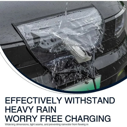 Outdoor Protection Cover for Electric Vehicle Charger Port – Rainproof and Dustproof for Tesla Model 3/Y Sedan SUV Car Accessories