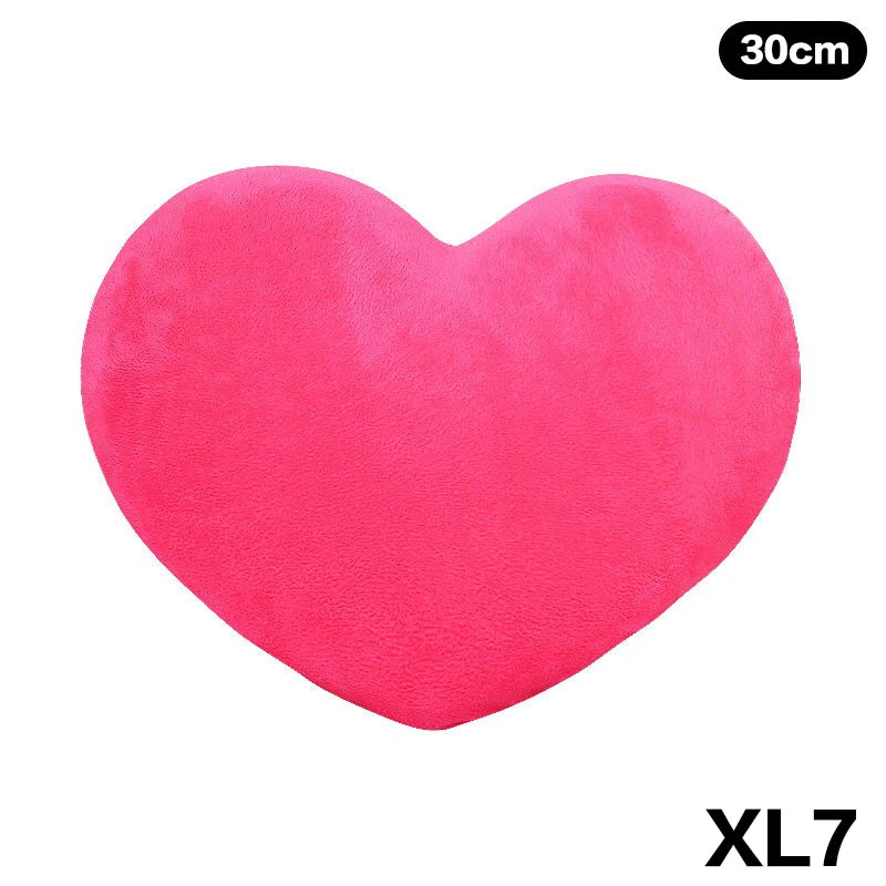 Cute Heart-Shaped Plush Pillow – Soft Sleeping Cushion for Living Room Decor, Valentine’s Day Gifts, Comfortable Sofa Pillow (15/20/30cm)