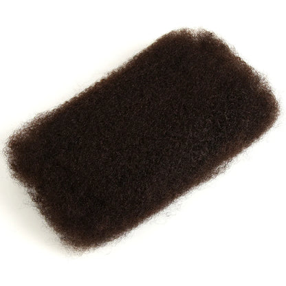 22 Inch Afro Kinky Curly Bulk Hair – Brown Blonde QVR Remy Human Hair for Braids, Dreadlocks & Natural Styling