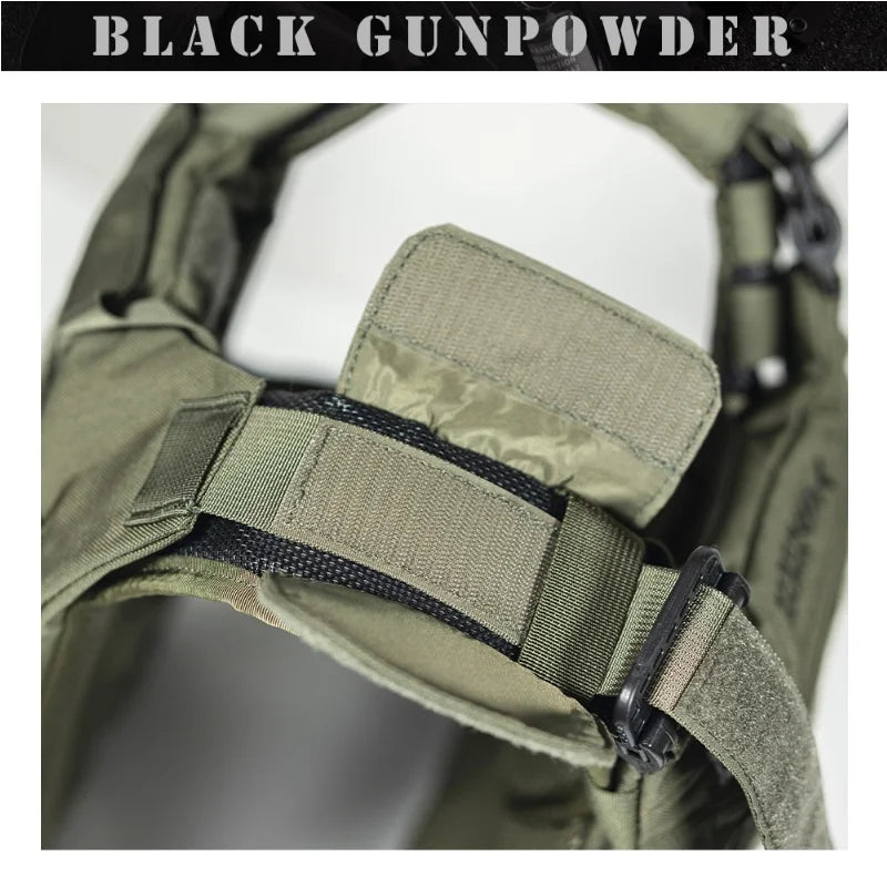 1000D Tactical Lightweight Vest – Anti-Infrared Flame Retardant Quick-Detach Compact Gear Vest