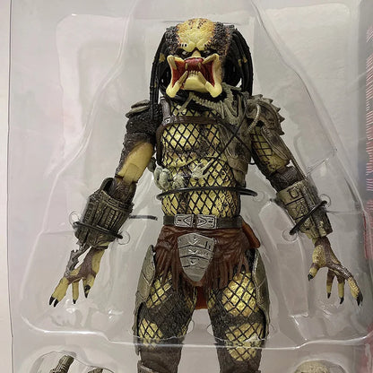Aliens vs Predator Jungle Demon Action Figure – 30th Anniversary Masked & Unmasked Predator Collectible Desktop Toy