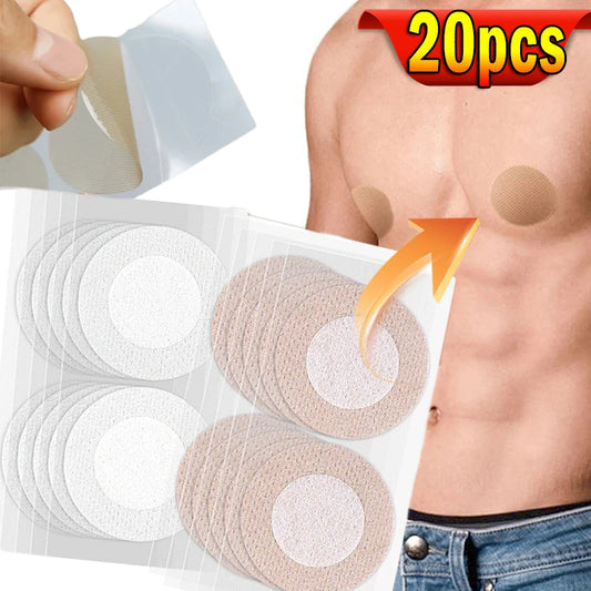Men & Women Disposable Nipple Covers – Adhesive Invisible Chest Stickers, Anti-Friction Lift for Running & Underwear