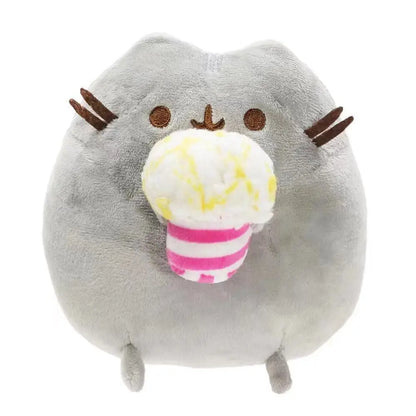 Pusheen Kawaii Plush Toy - Cute Cat Stuffed Animal in Donut, Unicorn, Ice Cream, Pizza, and Cake Designs for Gifts and Room Decor