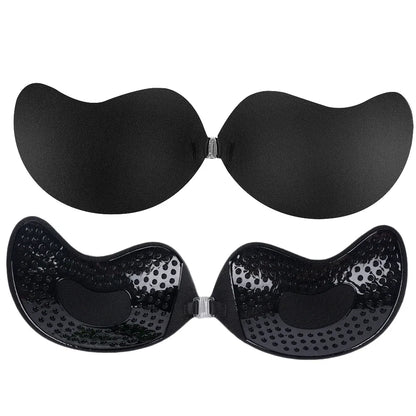 Large Size Reusable Nipple Cover Stickers – Silicone Push-Up Bra Pads for A-D Cup Strapless Lingerie & Wedding Wear