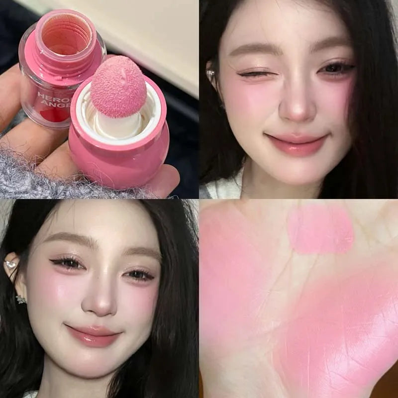 Herorange Dewy Liquid Blush - Blendable, Waterproof Radiant Cheek Tint for Everyday Makeup and Special Occasions