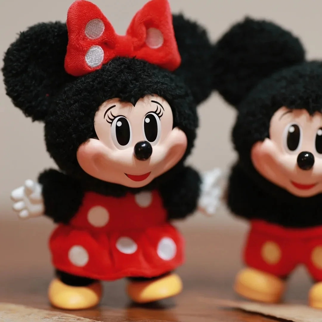 Original Pop Mart Mickey Family Keychain — Cute Vinyl Figure Blind Box for Kids & Collectors