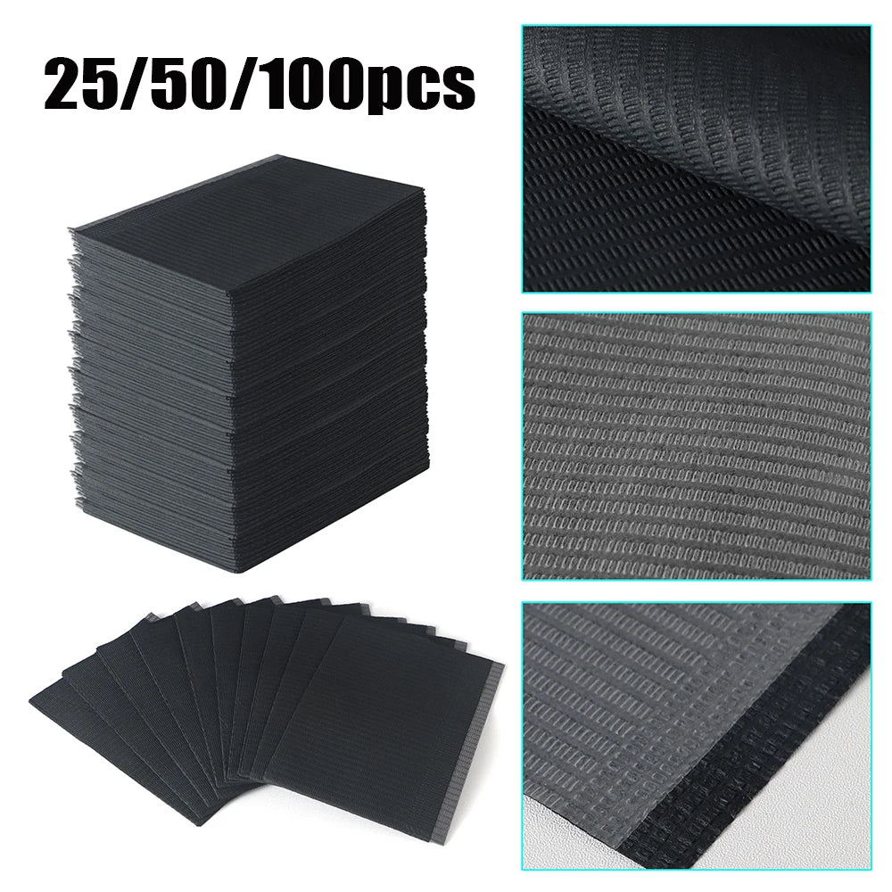 25/50/100PCS Disposable Tattoo Clean Pads - Waterproof Paper Tablecloths & Double Layer Sheets for Tattoo Accessories