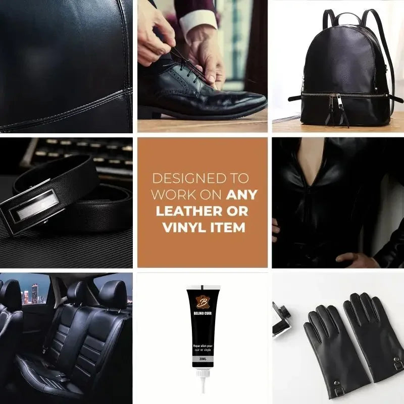 20ml Leather Repair Gel – Car Seat Leather Refurbishing Cream for Car Maintenance & Restoration