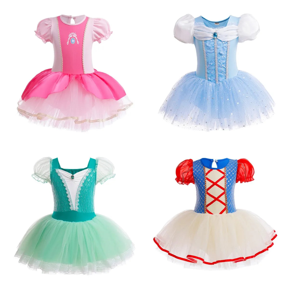 Girls Ballet Tutu Dress - Sequined Princess Party Costume for Dance & Stage Performances