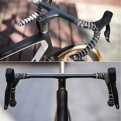 ULLICYC T1 Carbon Fiber Road Bike Handlebar - Integrated Internal Cable Routing Cockpit with Mount Spacers 360–380mm