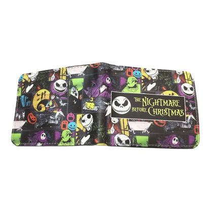 The Nightmare Before Christmas PU Leather Wallet — Credit Card Holder Purse with Coin Pocket, New Arrival