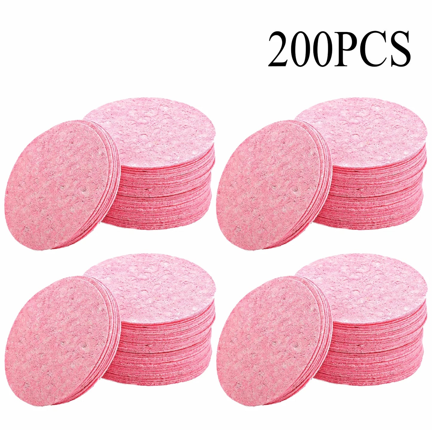 50-1000PCS Compressed Facial Cleansing Sponges – Absorbent, Latex-Free Exfoliating Makeup Pads