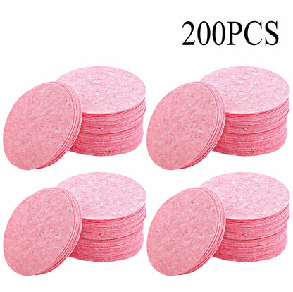 50-1000PCS Compressed Facial Cleansing Sponges – Absorbent, Latex-Free Exfoliating Makeup Pads