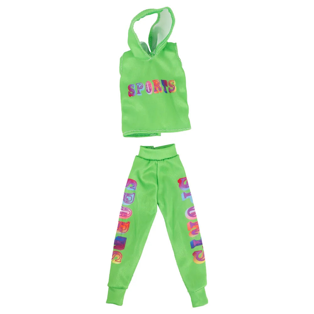 30cm Ken Doll Clothes – Pop Suit Top & Pants Outfit for Boys, Holiday Gift Doll Accessories