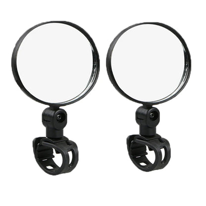 Universal Bicycle & Motorcycle Rearview Mirror | 360° Rotatable Adjustable Handlebar Mirror