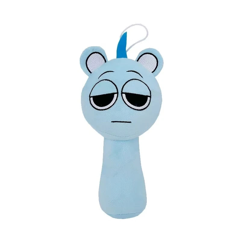 Sprunki Plush Toy Set Soft Cartoon Stuffed Animal Plushies Collectible Game Character Dolls Gift for Fans Birthday & Christmas Present