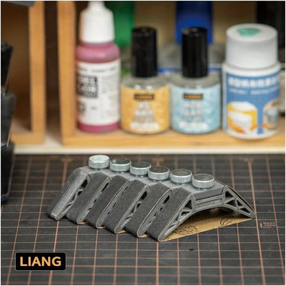Precision Curved Grinding Tool Set - Durable Resin Polishing & Detail Finishing Accessories for Model Crafting