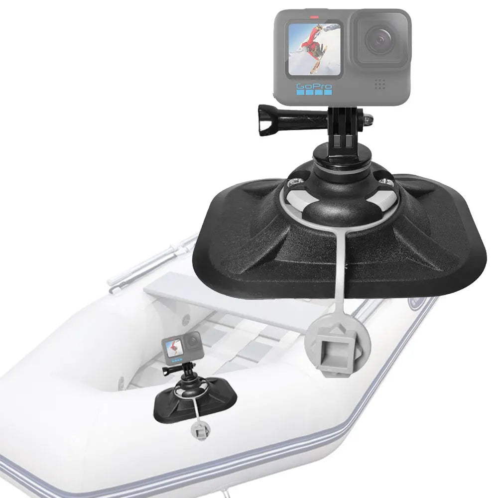 Inflatable Boat Camera Mount for GoPro – Kayak, Paddleboard & Raft Action Camera Holder Base Attachment