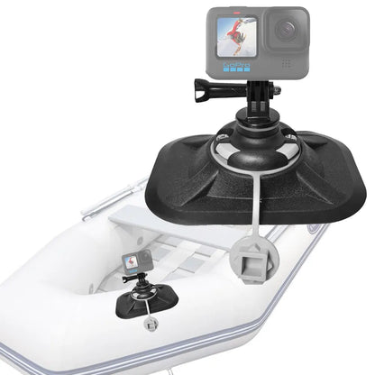 Inflatable Boat Camera Mount for GoPro – Kayak, Paddleboard & Raft Action Camera Holder Base Attachment