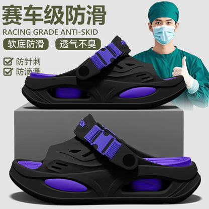 Men's Arch Support Slippers - EVA Anti-Slip Thick Sole Summer Sandals for Driving