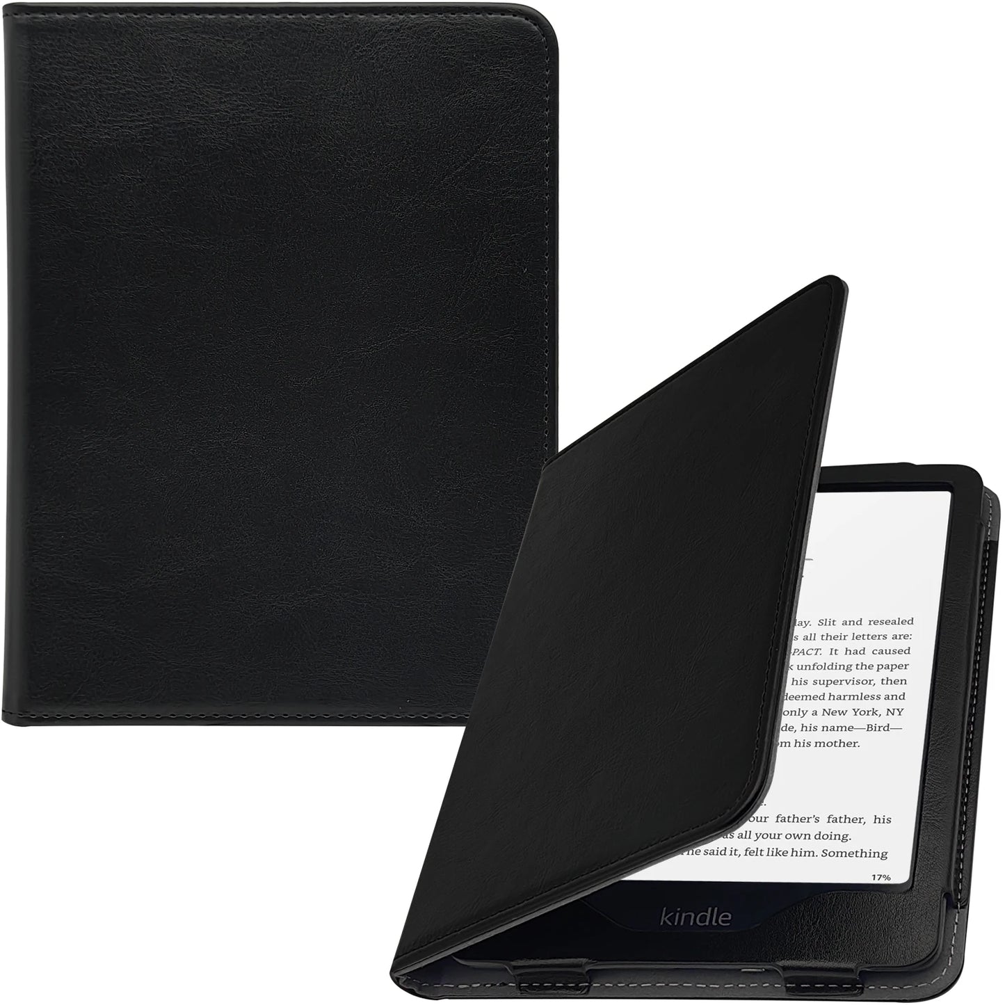 2024 All-New Kindle Paperwhite 12th Gen 7" Case - Signature Edition Cover with Auto Sleep/Wake, Double Hand Strap and Stand