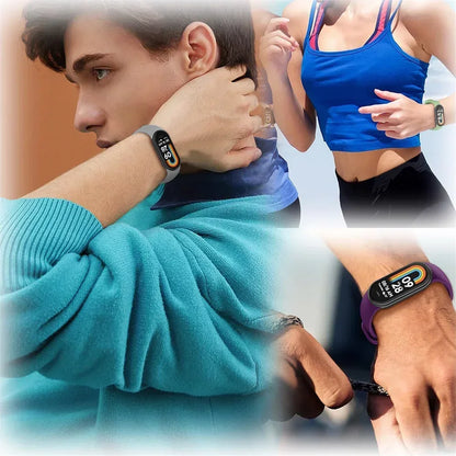 Silicone Sport Strap for Xiaomi Mi Band 8 NFC – Replacement Smartwatch Bracelet